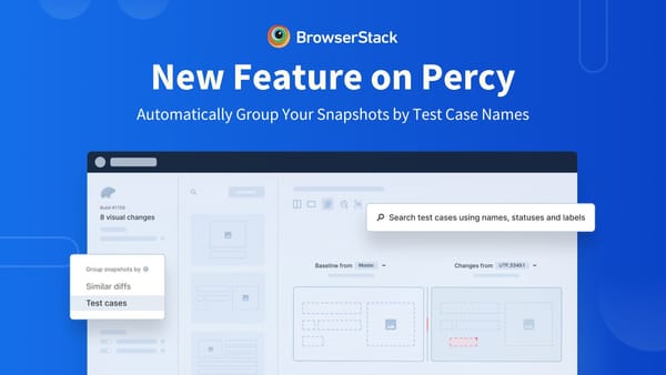 New Feature on Percy: Test Case Based Grouping