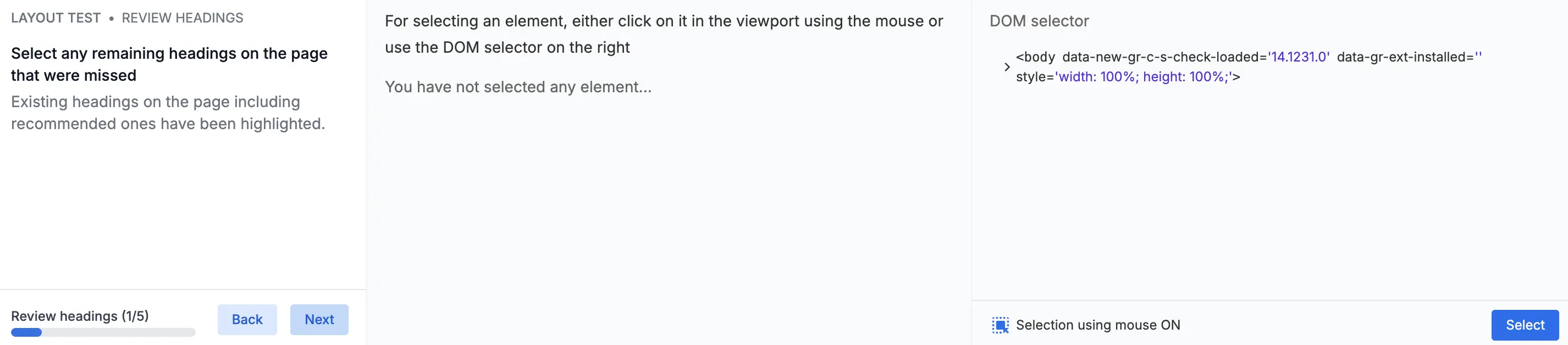 Select the type of form
