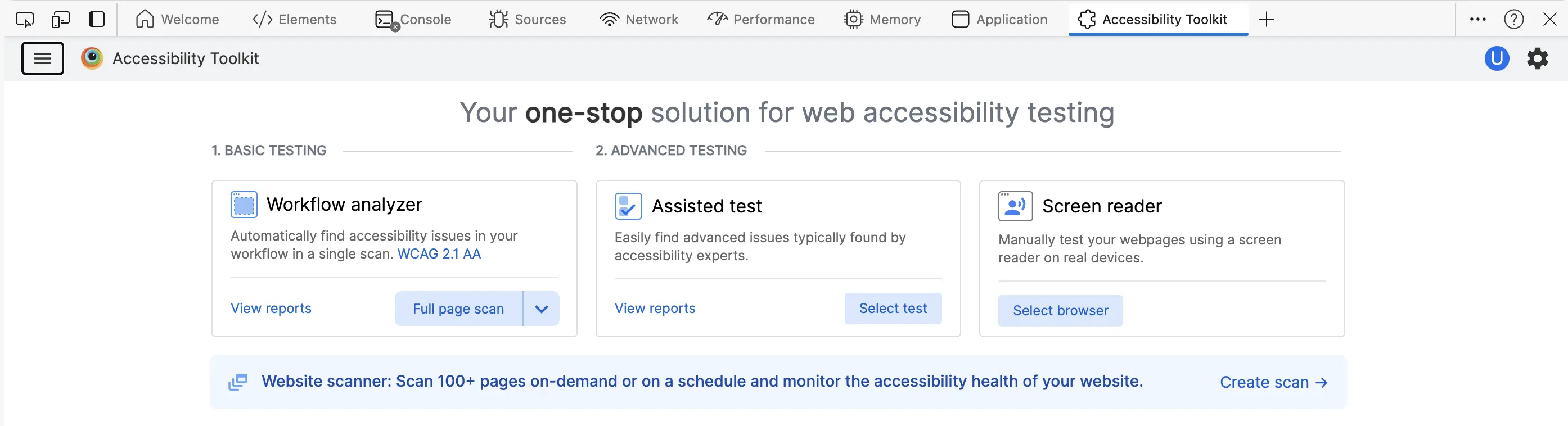 BrowserStack Accessibility Toolkit in Chrome DevTools