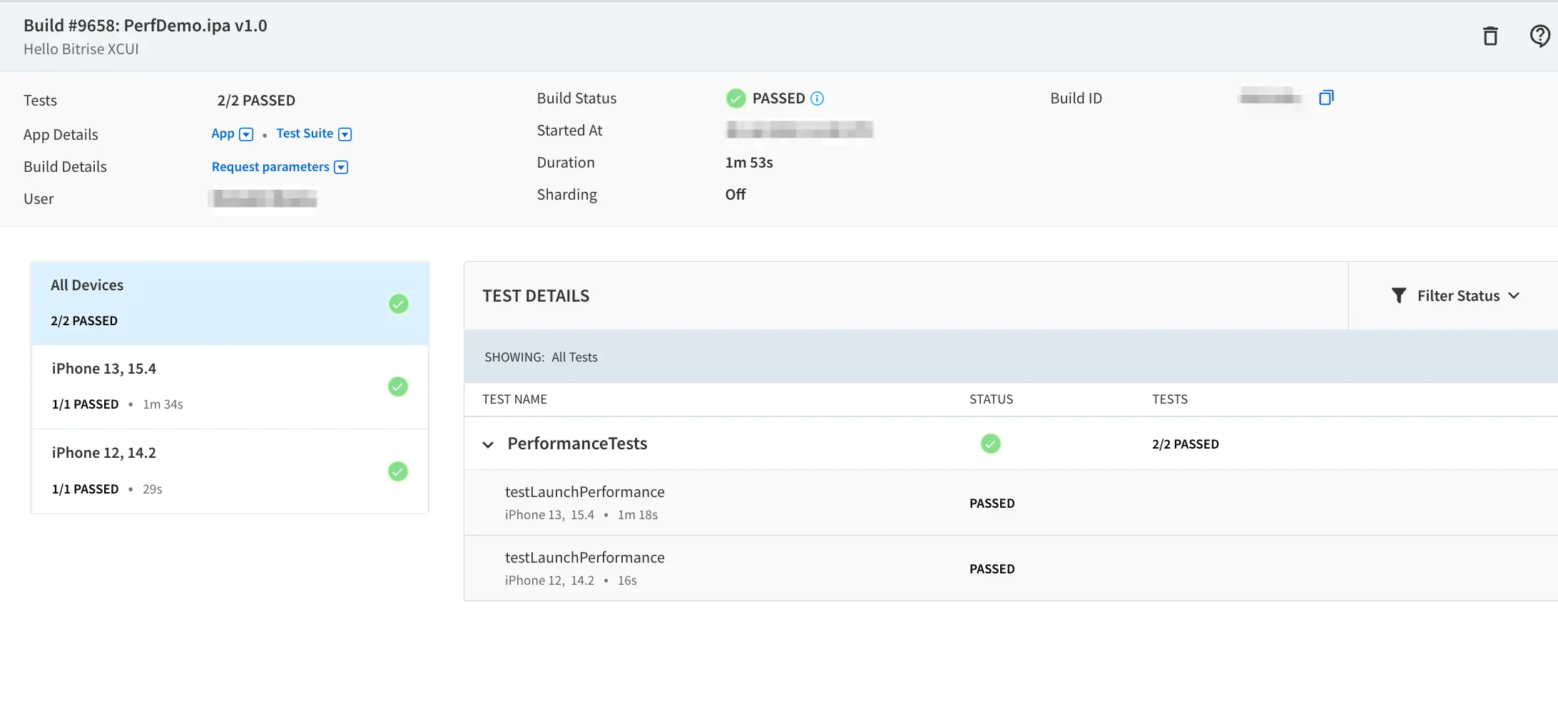 View results in BrowserStack