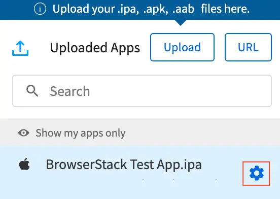 Click configuration icon