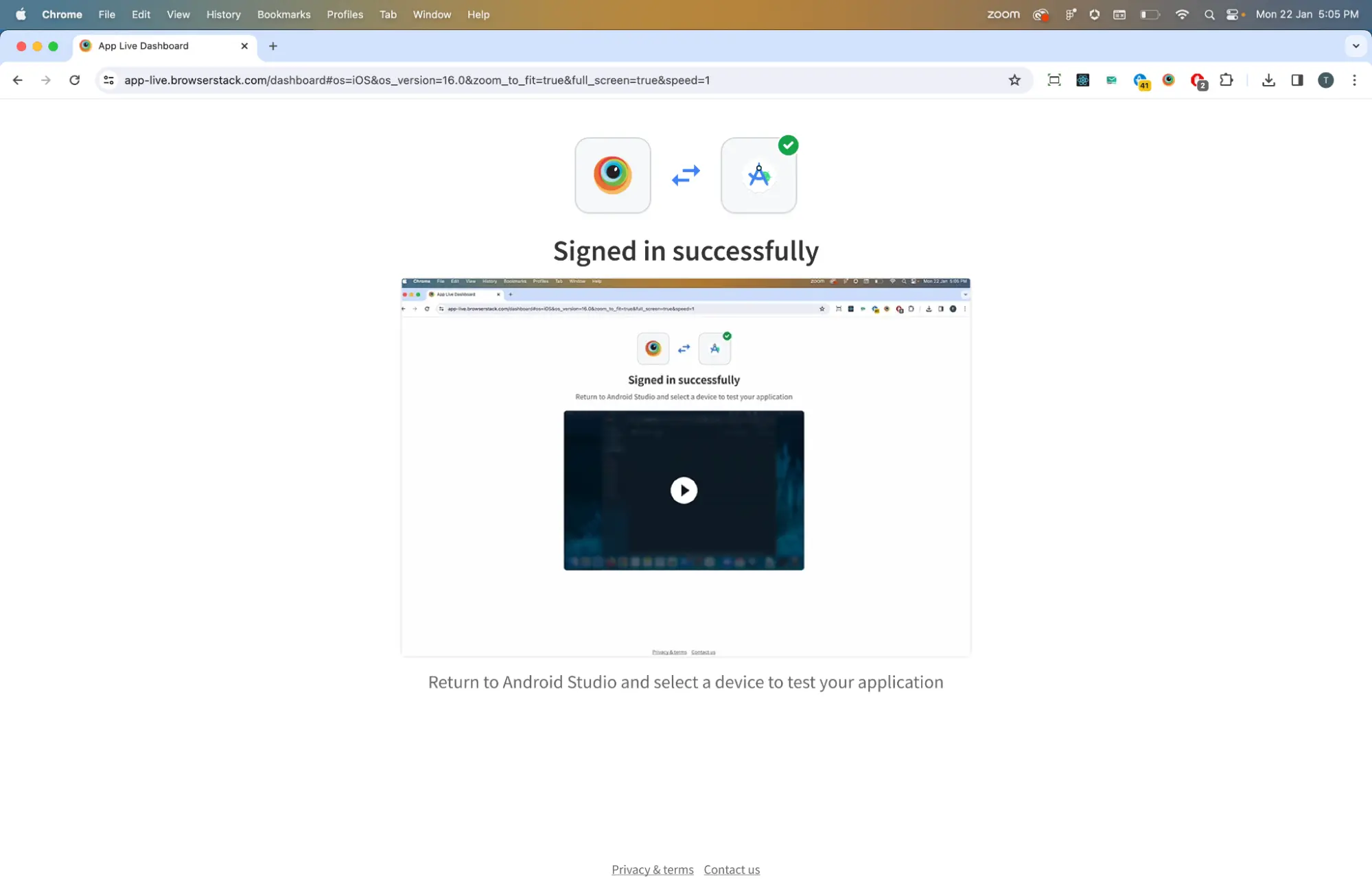 Enter your credentials