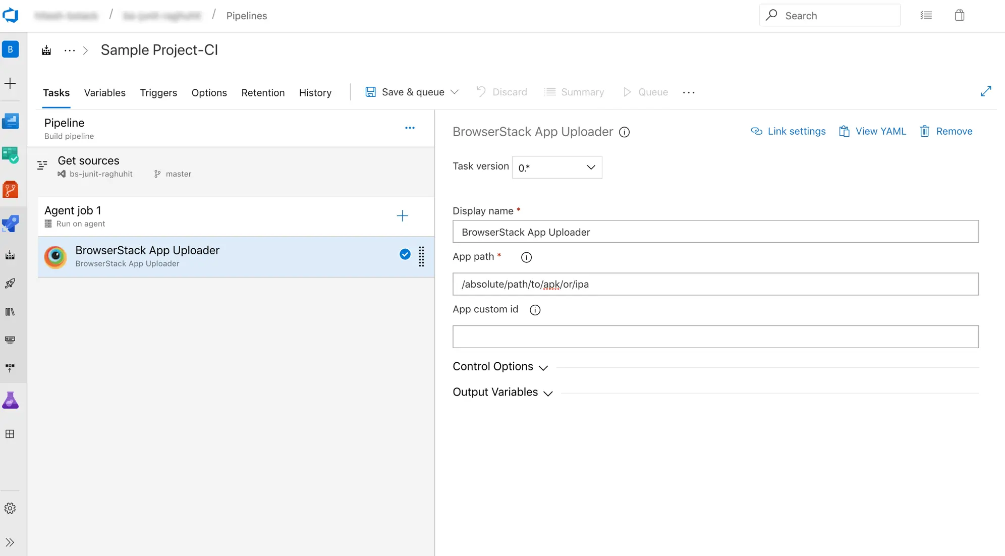 BrowserStack App Uploader