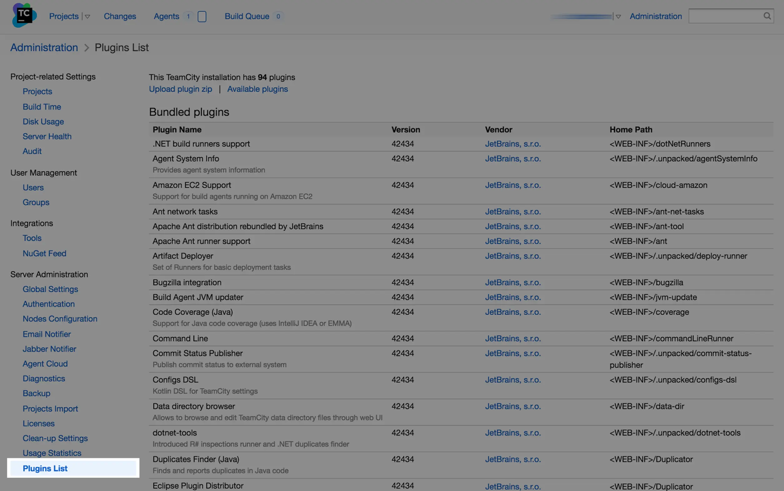 Appium Install Plugin select Plugins List