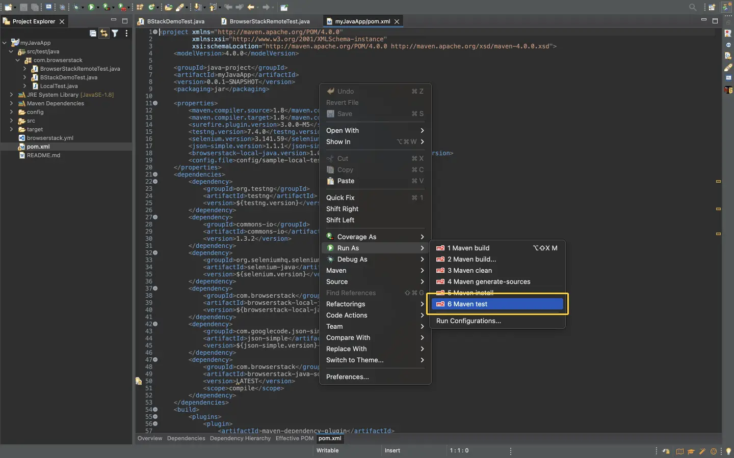 Eclipse IDE Configuration
