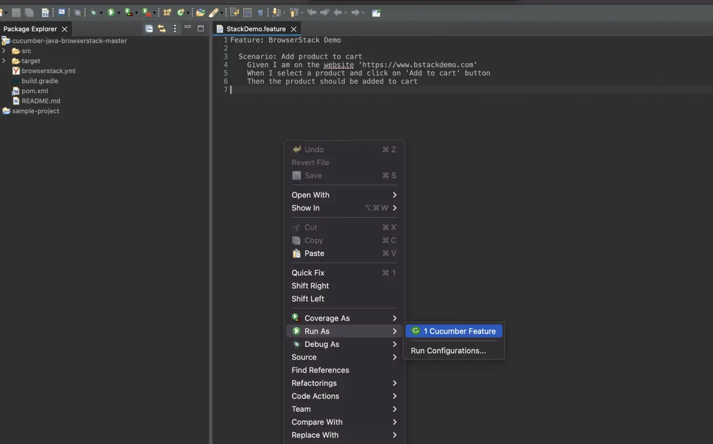 Eclipse IDE Configuration