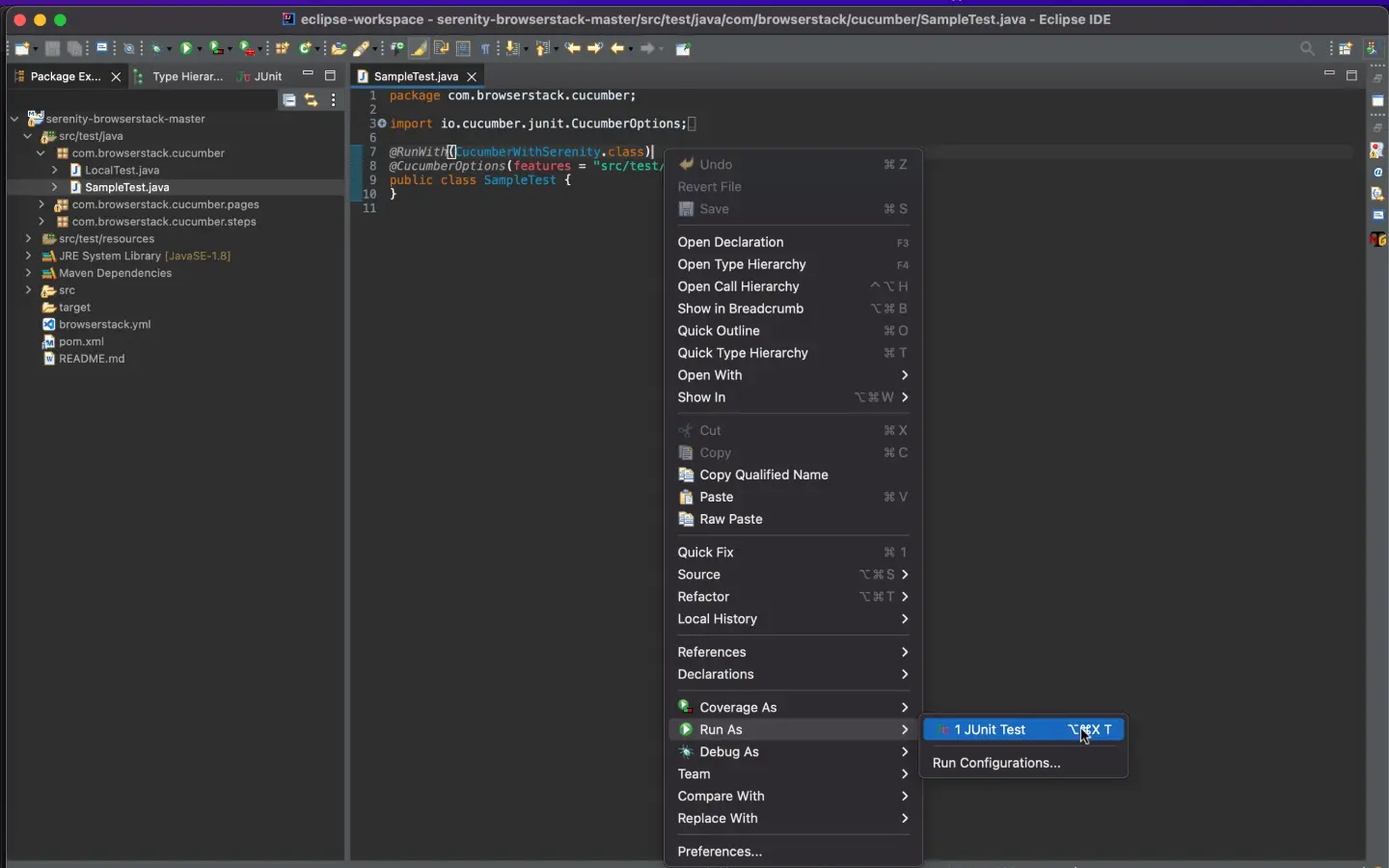 Eclipse IDE Configuration