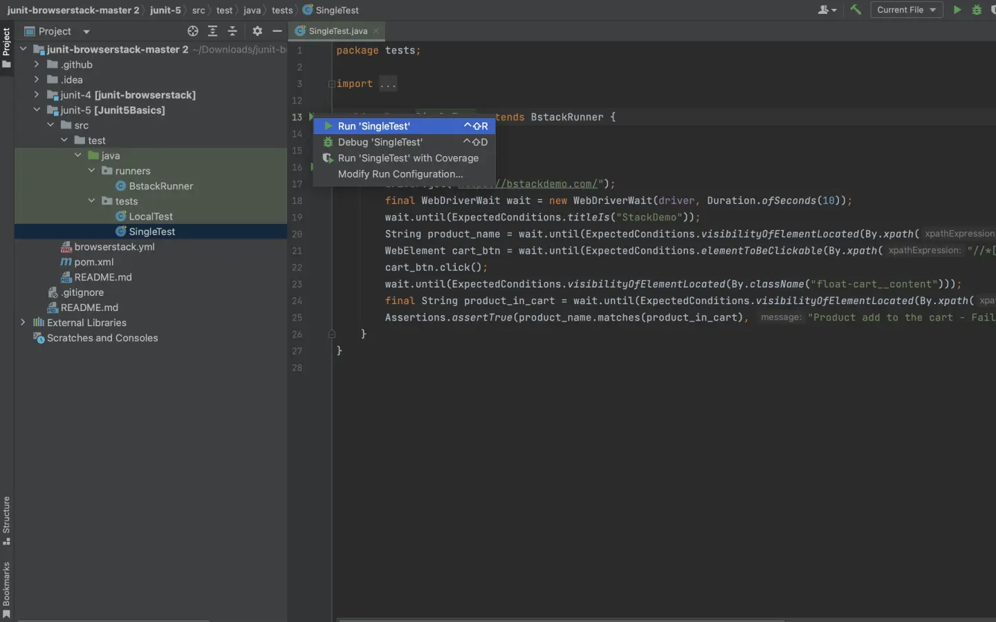 IntelliJ IDEA Configuration