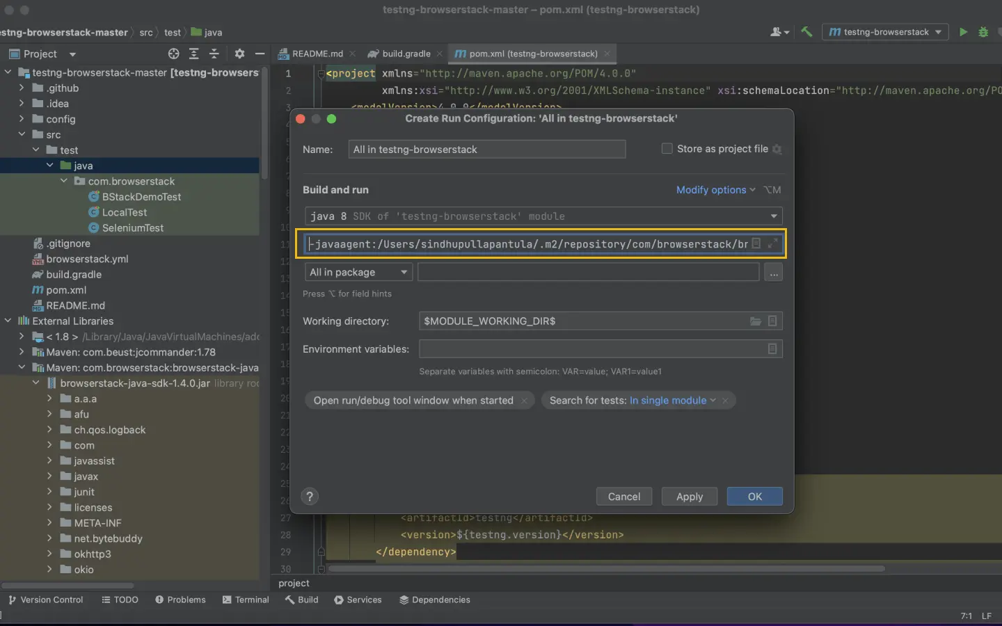 Intellij IDEA Configuration