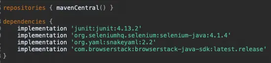 Add BrowserStack SDK