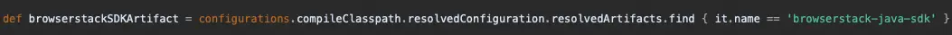 Fetch BrowserStackSDK Path