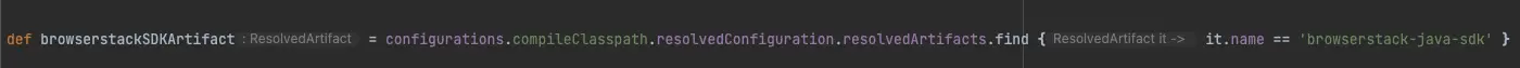 Fetch BrowserStackSDK Path