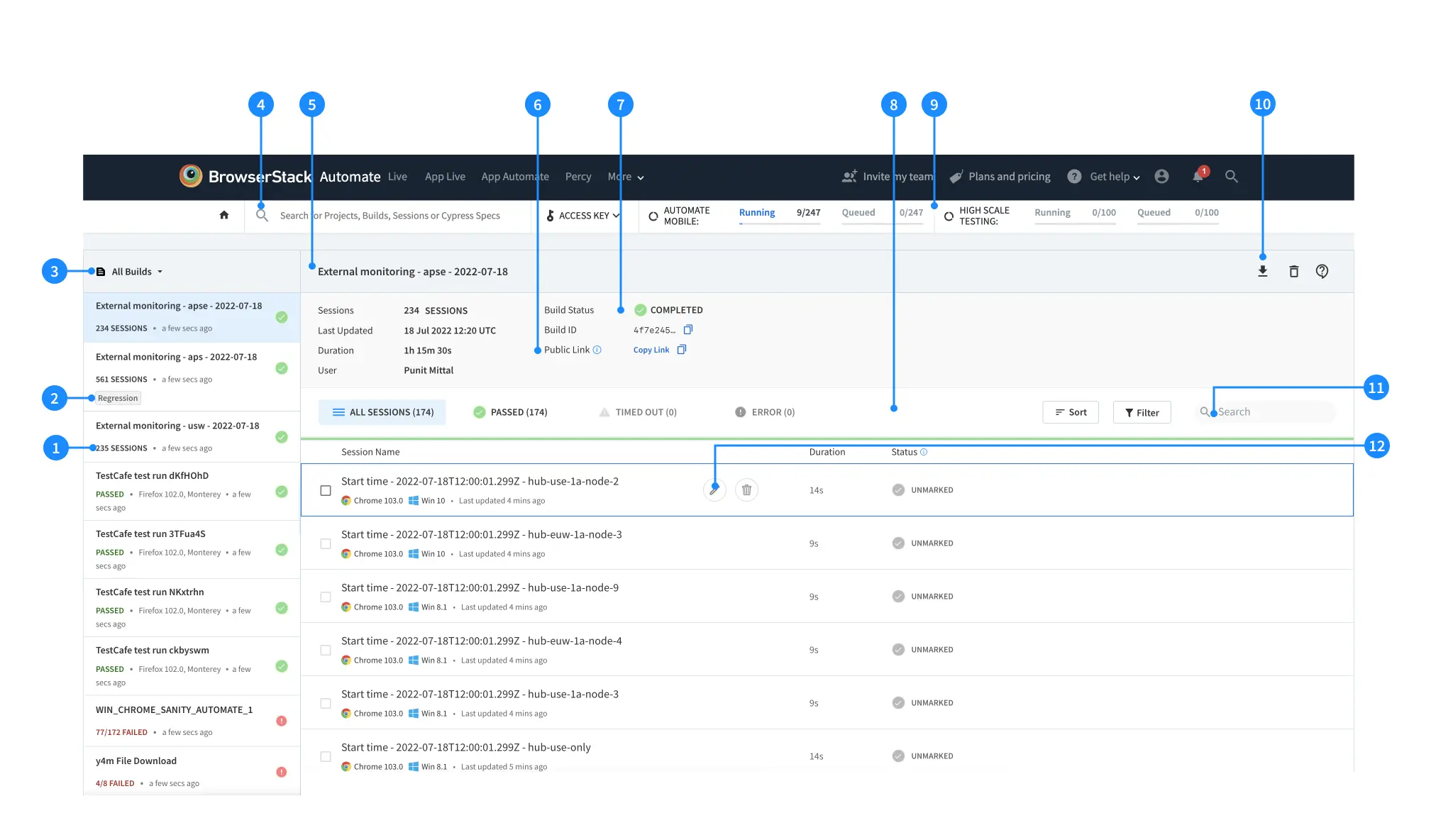 Build View of the New Automate Dashboard