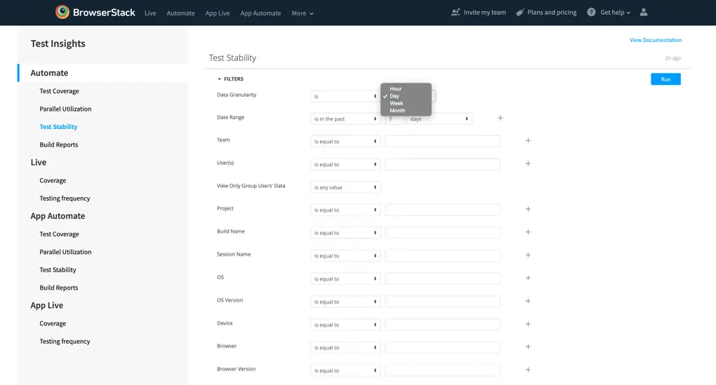 Available date-related operator types
