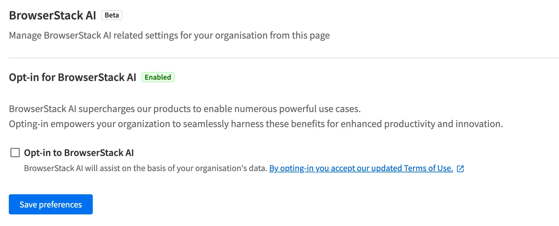Click on checkbox - uncheck
