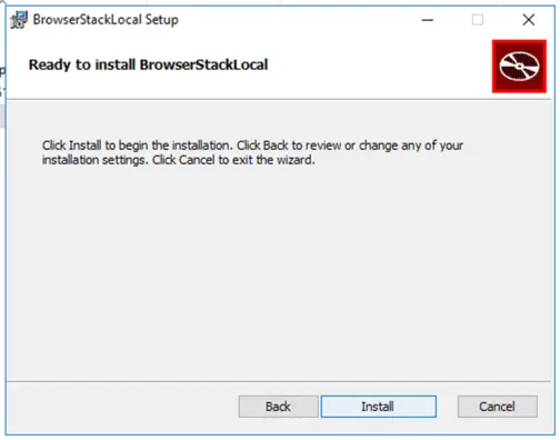 Ready to install screen