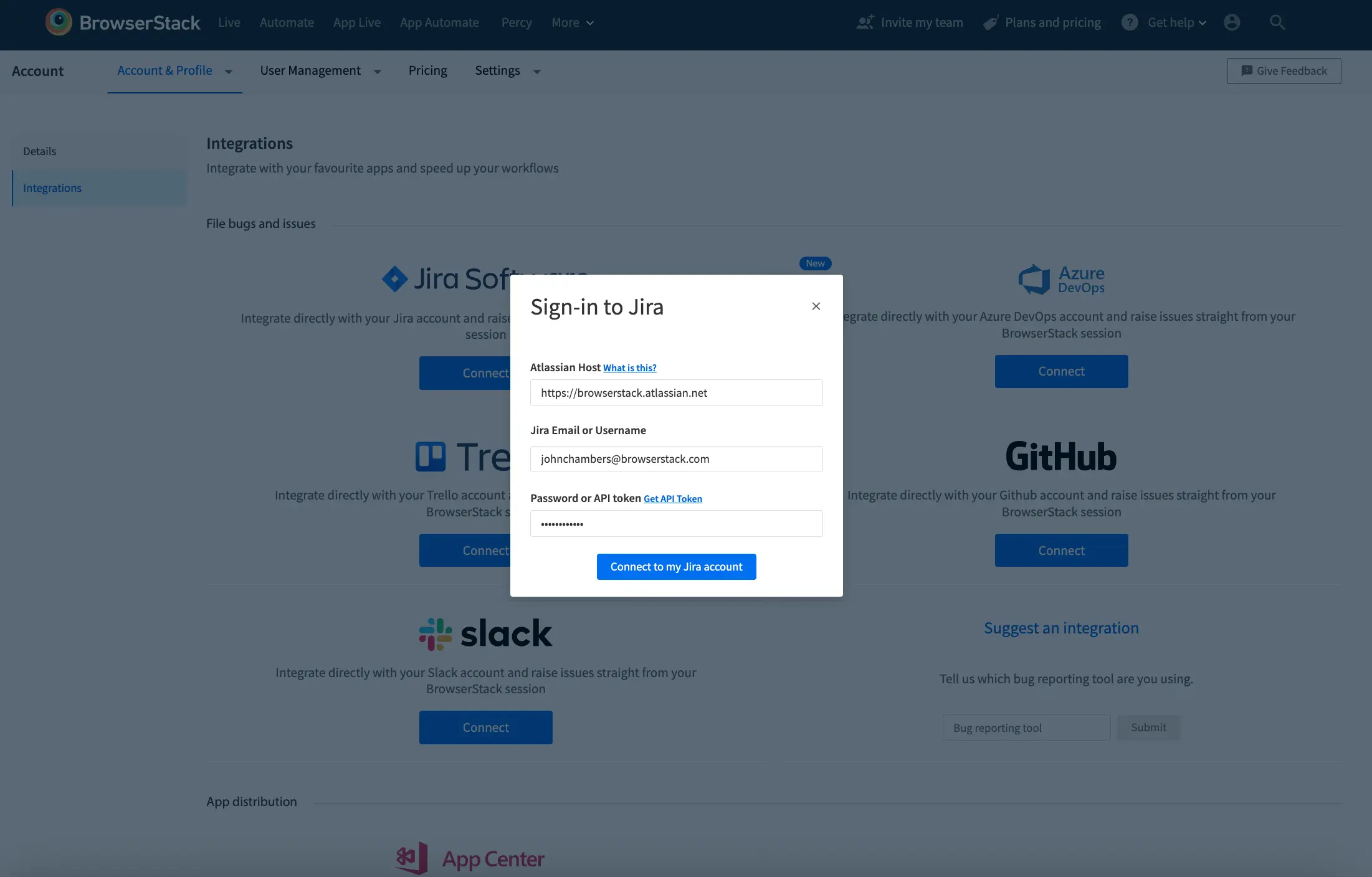 Jira Sign in