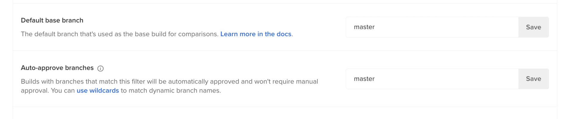 Set Default Base Branch