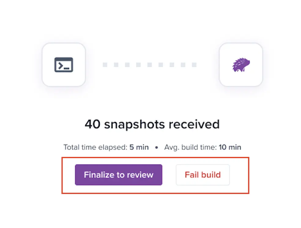 Build receiving states for triggered builds