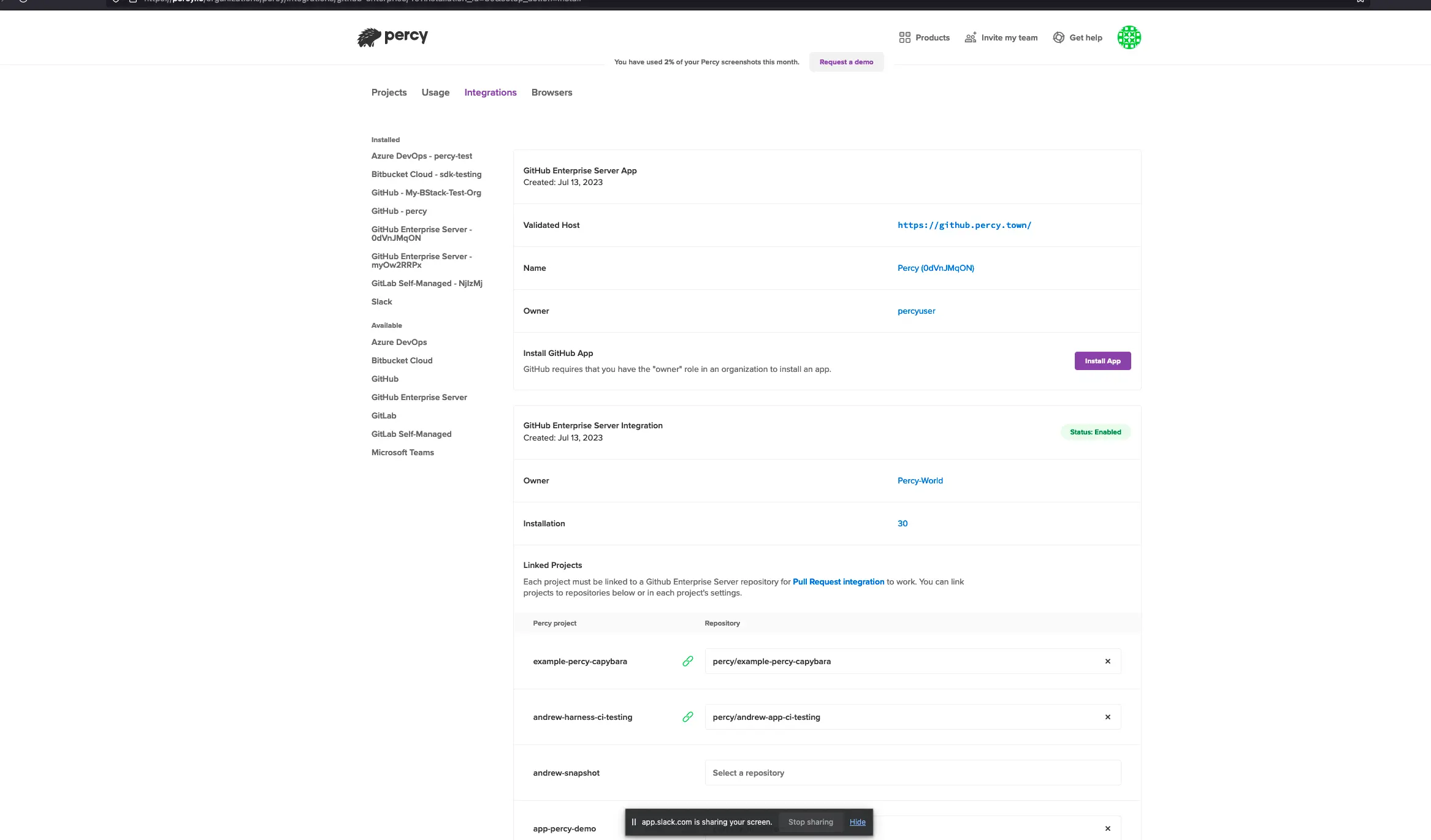 Select All repositories