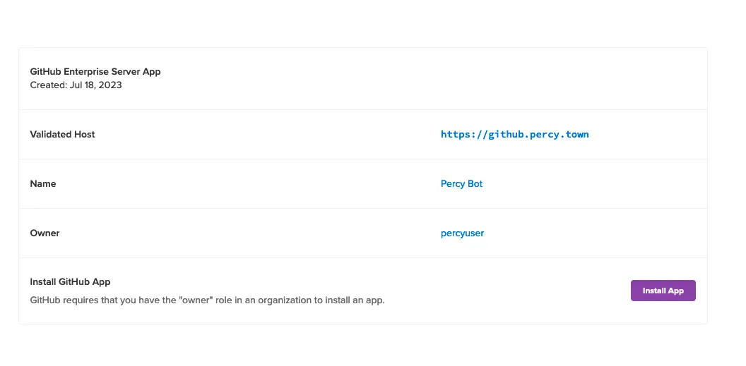 Install GitHub app