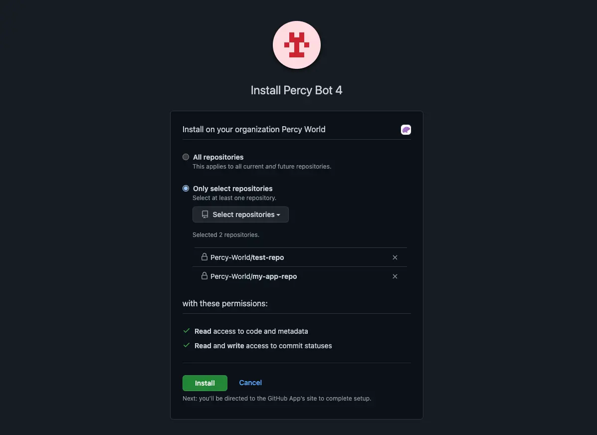Select some repositories