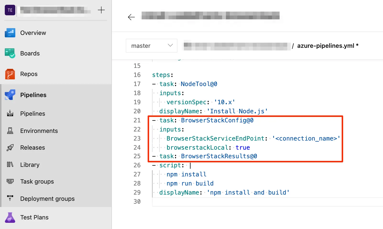 YAML with local enabled