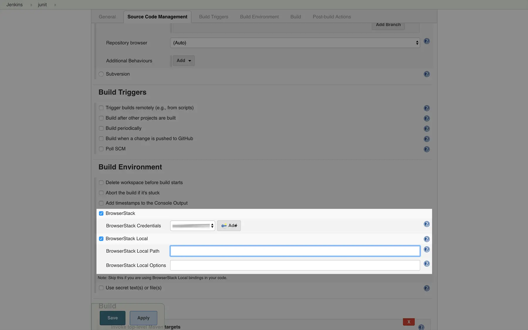 browserstack automate jenkins plugin