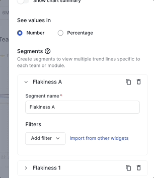 Add a filter to include only the data you want in a particular segment