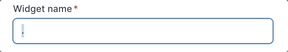 Give your widget a suitable name