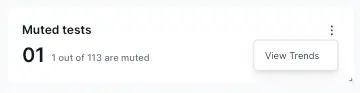 Muted tests count