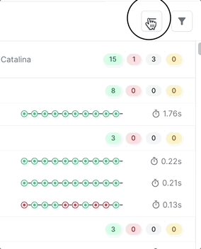 Sort tests in a build
