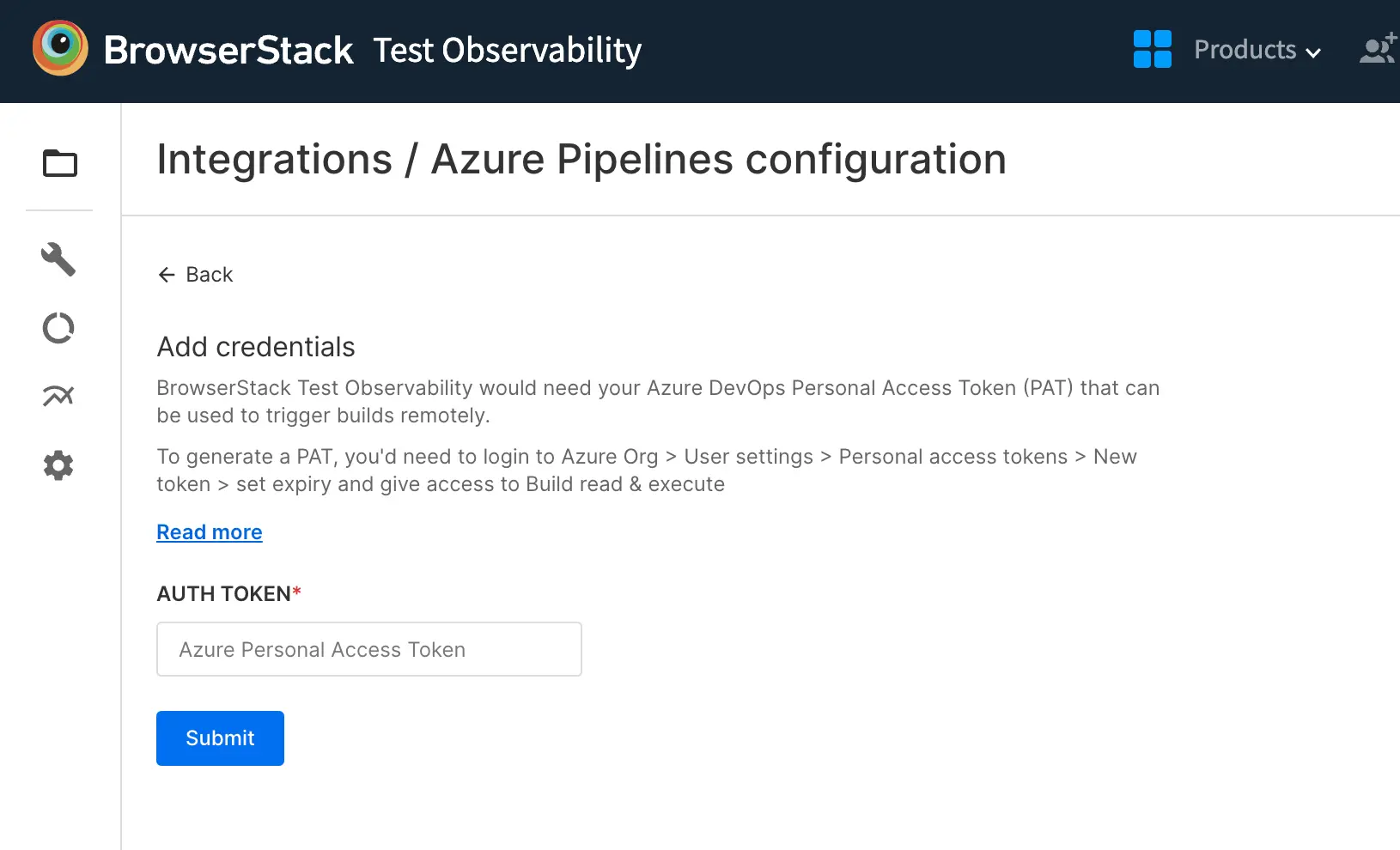 Configure Azure integration