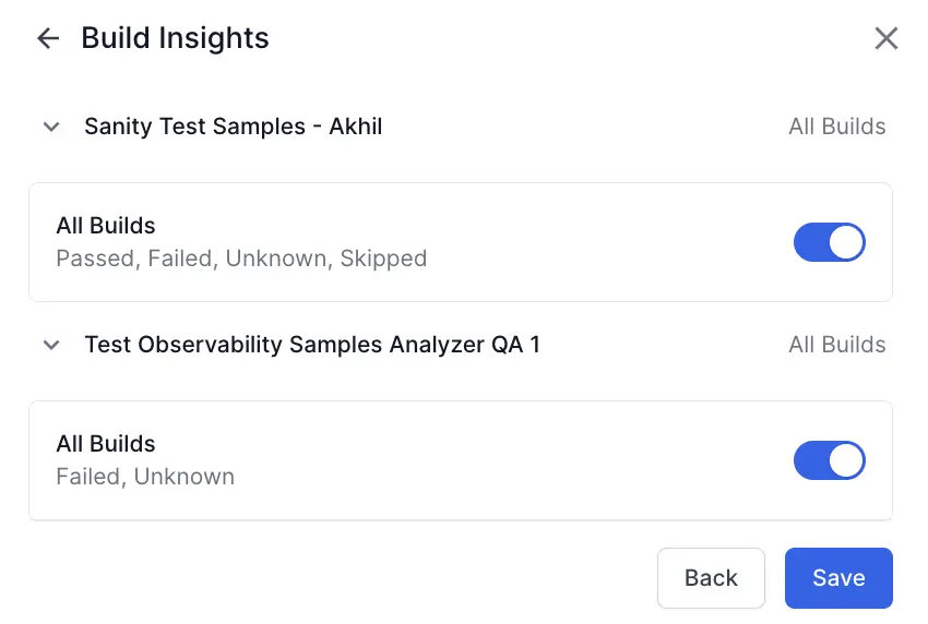 Email Notifications - Build Summary config